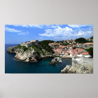 Dubrovnik Castle Poster