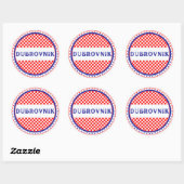 Dubrovnik City Pride Emblem – Croatian Identity Ronde Sticker (Vel)