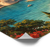 Dubrovnik, Croatia – Pearl of the Adriatic Travel Poster (Hoek)
