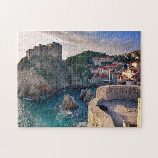 Dubrovnik Fortress Kroatië Jigzaag Puzzle Legpuzzel (Horizontaal)