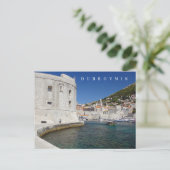 Dubrovnik Fortress uitzicht briefkaart (Staand voorkant)