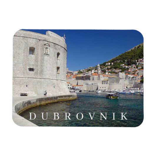 Dubrovnik fortress uitzicht fridge magnet magneet (Horizontaal)
