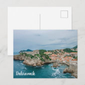 Dubrovnik haven en stadscentrum briefkaart (Voorkant / Achterkant)