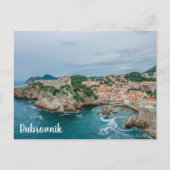 Dubrovnik haven en stadscentrum briefkaart (Voorkant)