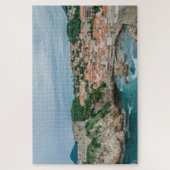 Dubrovnik haven en stadscentrum legpuzzel (Verticaal)