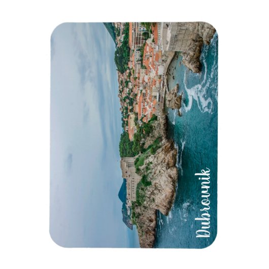 Dubrovnik haven en stadscentrum magneet (Verticaal)