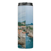 Dubrovnik haven en stadscentrum thermosbeker (Achterkant)