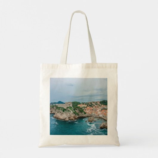 Dubrovnik haven en stadscentrum tote bag (Achterkant)