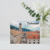 Dubrovnik hoofdstraat, Kroatië Briefkaart (Staand voorkant)