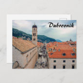 Dubrovnik hoofdstraat, Kroatië Briefkaart (Voorkant / Achterkant)
