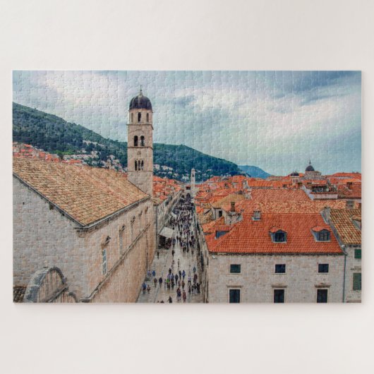 Dubrovnik hoofdstraat, Kroatië Legpuzzel (Horizontaal)