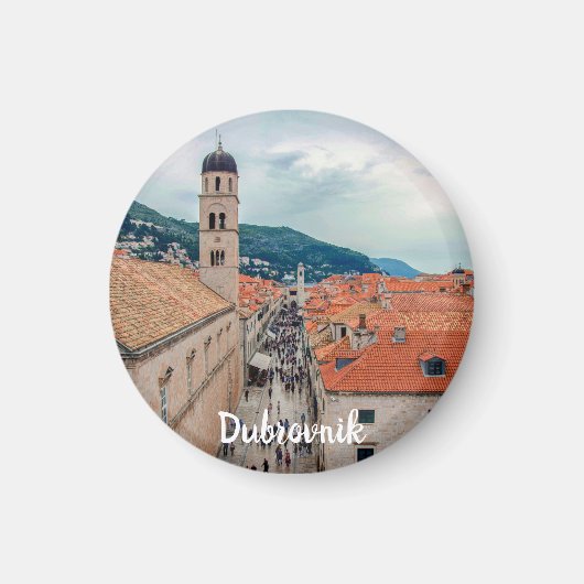 Dubrovnik hoofdstraat, Kroatië Magneet (Voorkant)