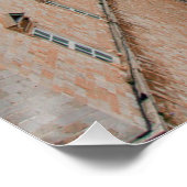 Dubrovnik hoofdstraat, Kroatië Perfect Poster (Hoek)