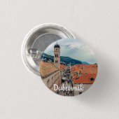 Dubrovnik hoofdstraat, Kroatië Ronde Button 3,2 Cm (Voorkant /achterkant)