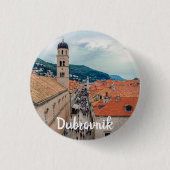 Dubrovnik hoofdstraat, Kroatië Ronde Button 3,2 Cm (Voorkant)