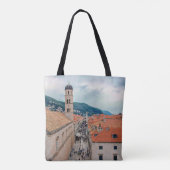 Dubrovnik hoofdstraat, Kroatië Tote Bag (Achterkant)