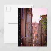 Dubrovnik in de Oude Stadswal III Feestdagenkaart (Voorkant / Achterkant)