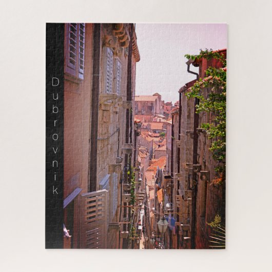 Dubrovnik in de Oude Stadswal III Legpuzzel (Verticaal)