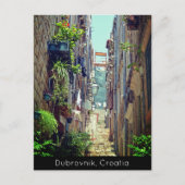 Dubrovnik in de Oude stadzalen Feestdagenkaart (Voorkant)