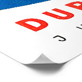 Dubrovnik, Joegoslavië, Adriatisch zee,  Poster (Hoek)