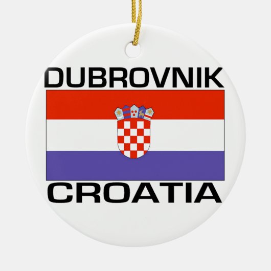 Dubrovnik Keramisch Ornament (Voorkant)