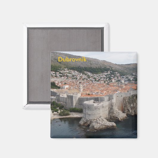 Dubrovnik koelkast magneet (Voorkant / Achterkant)