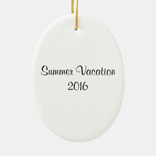 Dubrovnik Kroatië Aangepaste kerstversiering Keramisch Ornament (Achterkant)