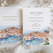 Dubrovnik Kroatië Bewaar de datum Bestemming Kaart