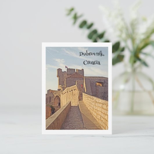Dubrovnik Kroatië Briefkaart (Staand voorkant)
