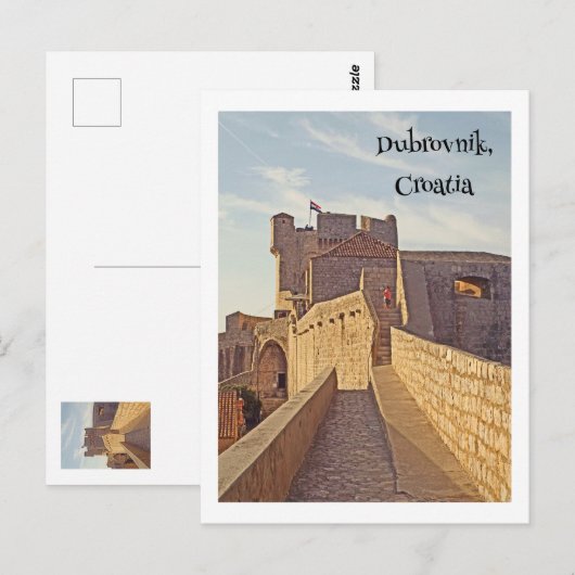Dubrovnik Kroatië Briefkaart (Voorkant / Achterkant)