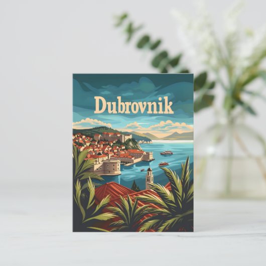 Dubrovnik Kroatië Briefkaart (Staand voorkant)