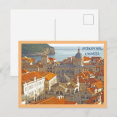DUBROVNIK, KROATIE BRIEFKAART (Voorkant / Achterkant)