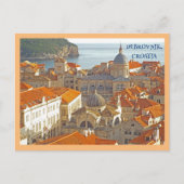 DUBROVNIK, KROATIE BRIEFKAART (Voorkant)