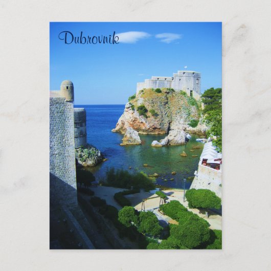 Dubrovnik Kroatië Briefkaart (Voorkant)