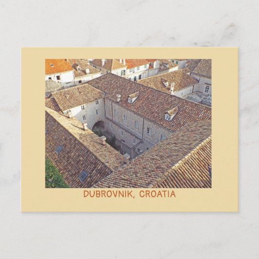 DUBROVNIK, KROATIE BRIEFKAART (Voorkant)