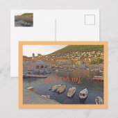 DUBROVNIK, KROATIE BRIEFKAART (Voorkant / Achterkant)