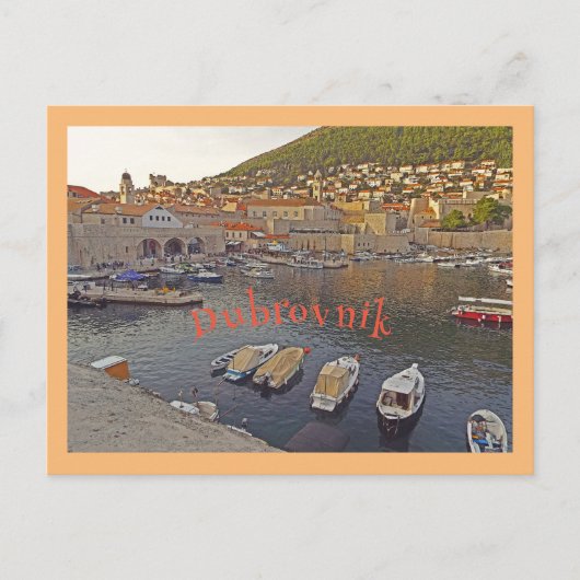 DUBROVNIK, KROATIE BRIEFKAART (Voorkant)