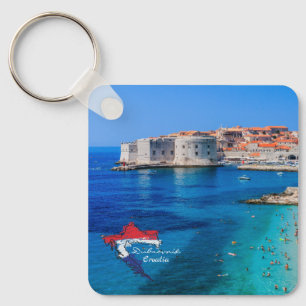 Dubrovnik Kroatië     Hrvatska   Adriatisch Zee Sleutelhanger
