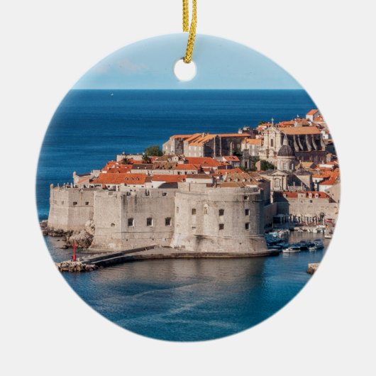 Dubrovnik, Kroatië Keramisch Ornament (Voorkant)