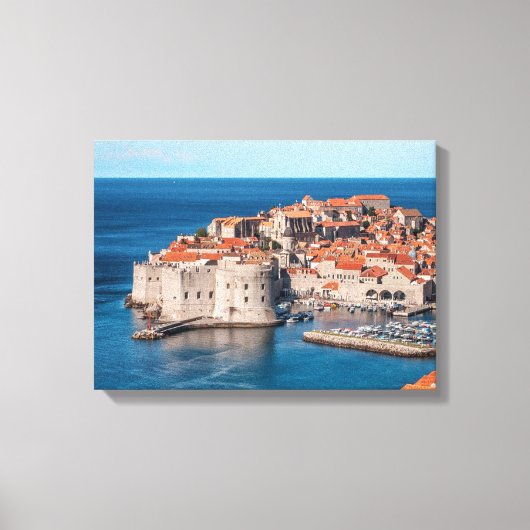 Dubrovnik Kroatië koningen landing afbeelding Canvas Afdruk (Voorkant)