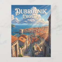 Dubrovnik, Kroatië Kroatië Briefkaart