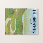 dubrovnik kroatië landschapsposter. legpuzzel (Horizontaal)