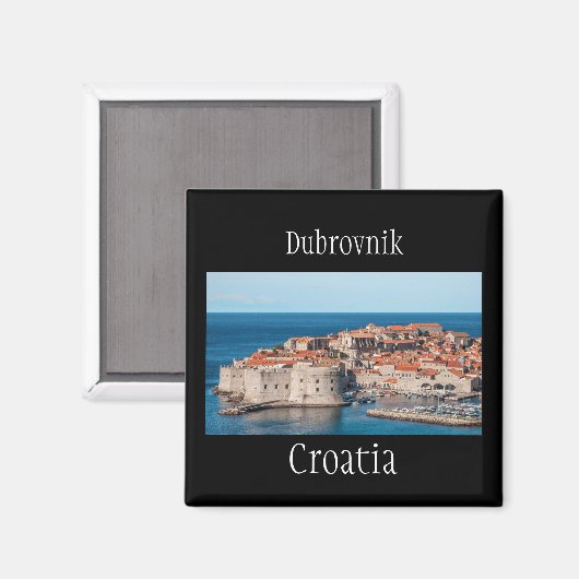 Dubrovnik, Kroatië magneet (Voorkant / Achterkant)