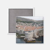 Dubrovnik Kroatië magneet (Voorkant / Achterkant)