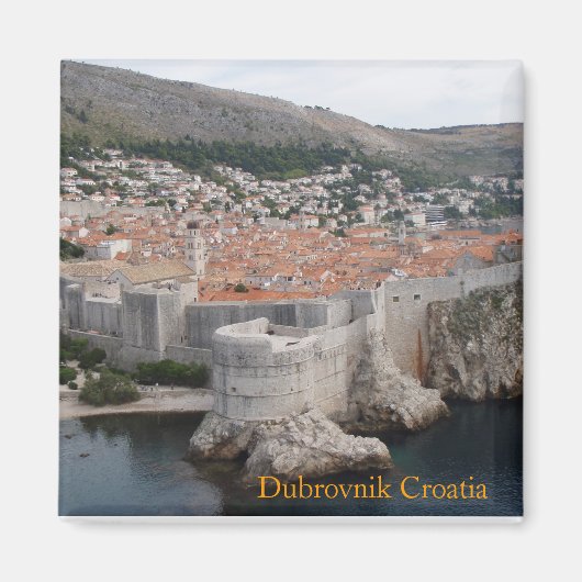 Dubrovnik Kroatië magneet (Voorkant)