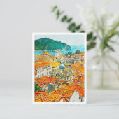 Dubrovnik Kroatië Mooi olieverflandschap Briefkaart (Staand voorkant)