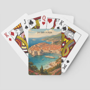 Dubrovnik, Kroatië – Parel van de Adriatische Reis Pokerkaarten