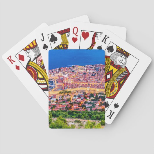 Dubrovnik Kroatië Pokerkaarten (Achterkant)