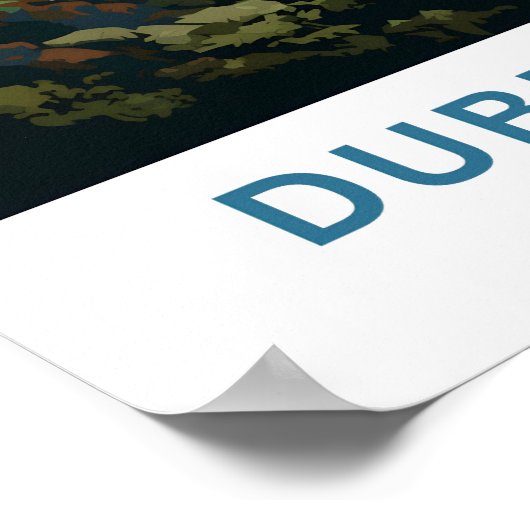 Dubrovnik Kroatië Reisprint Poster (Hoek)