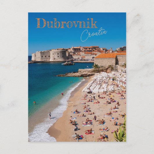 Dubrovnik Kroatië Reizen Briefkaart (Voorkant)
